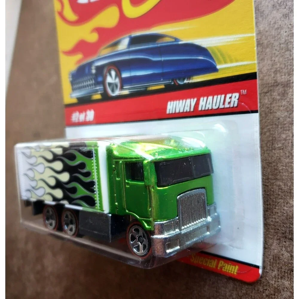 2007 Hot Wheels HIWAY HAULER Spectraflame GREEN VAR CLASSICS SERIES 3 1:64 RL5SP